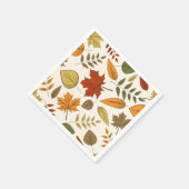 Serviette En Papier Automne Feuillage Automne Feuilles Thanksgiving Pa (Coin)