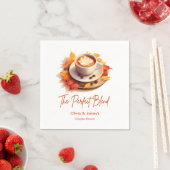 Serviette En Papier Automne Le Parfait Mélange Couples Douche (En situation)