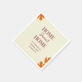 Serviette En Papier Automne Maison Sweet Maison ouverte Ménage (Coin)