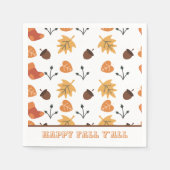 Serviette En Papier Automne personnalisé (Devant)