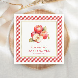 Serviette En Papier Automne Pomme de nos yeux Baby shower