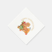 Serviette En Papier Automne Pommes, Cidre, Pomme, Café (Coin)
