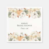 Serviette En Papier Automne Rusit (Devant)