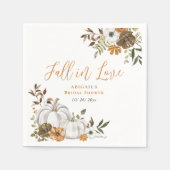 Serviette En Papier Automne Russe Fête des mariées Citrouille (Devant)