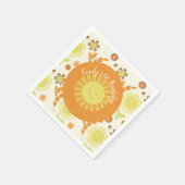 Serviette En Papier Automne Sunshine Automne Fête d'anniversaire (Coin)