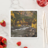 Serviette En Papier Automne sur le fleuve (En situation)
