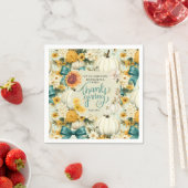 Serviette En Papier Automne Thanksgiving Christian Inspiration (En situation)