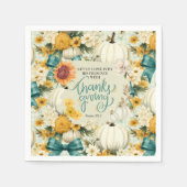 Serviette En Papier Automne Thanksgiving Christian Inspiration (Devant)