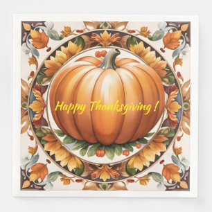 Serviette En Papier Automne Thanksgiving Populaire Collection de citro