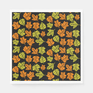 Serviette En Papier Automne Transition de la nature