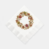 Serviette En Papier Automne Wreath Cocktail Papier Napkin (Coin)