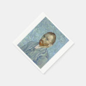 Serviette En Papier Autoportrait 1889 de Vincent van Gogh (Coin)