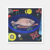 Serviette En Papier Autour du poisson, Paul Klee (Devant)