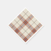 Serviette En Papier Autumental Plaid (Coin)