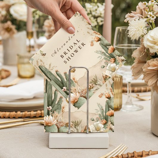 Serviette En Papier Autumn Desert Floral Bridal Shower