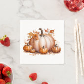 Serviette En Papier Autumn Fall Party (En situation)