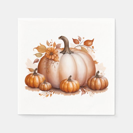 Serviette En Papier Autumn Fall Party (Devant)