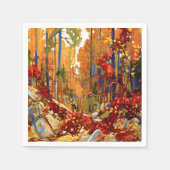Serviette En Papier Autumn Garland, art de Tom Thomson, (Devant)