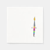 Serviette En Papier Avec Poitrine Polly (Devant)