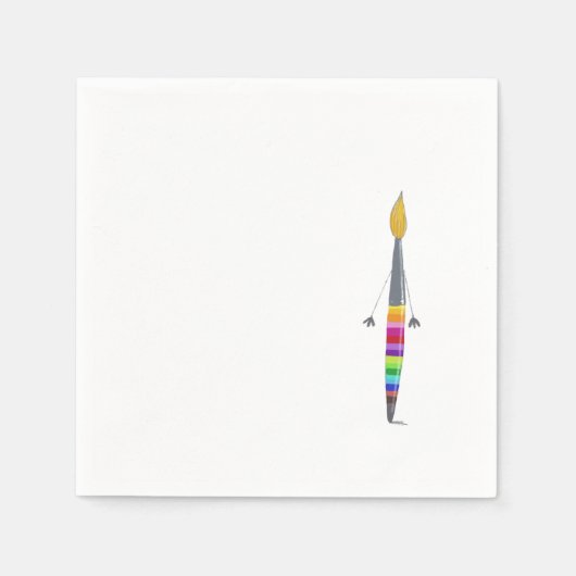 Serviette En Papier Avec Poitrine Polly (Devant)