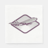 Serviette En Papier Avion à réaction (Devant)