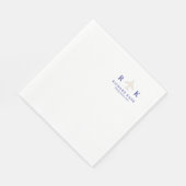 Serviette En Papier Avion Avec Initiales Logo Pilote (Coin)