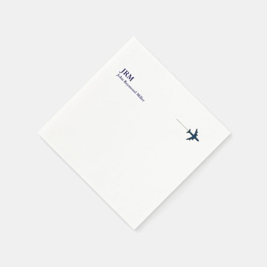 Serviette En Papier Avion Avion Jet Avion (Coin)