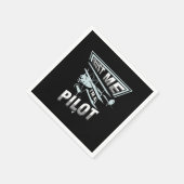 Serviette En Papier Avion Avion Mécanicien Avion Pilote (Coin)
