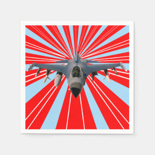 Serviette En Papier Avion de chasse