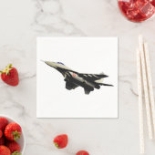 Serviette En Papier Avion de combat supersonique Avion militaire (En situation)
