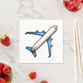 Serviette En Papier Avion - Emoji (En situation)