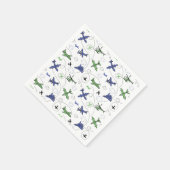 Serviette En Papier Avion Plan de fête d'anniversaire (Coin)