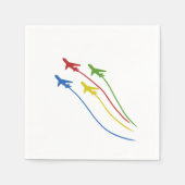 Serviette En Papier Avions volants Drôle Aéronef pilote d'avion (Devant)
