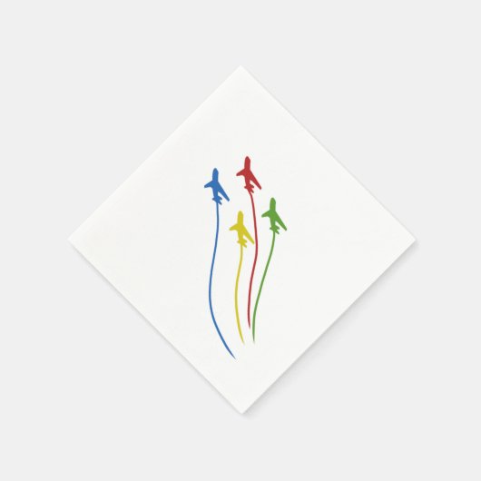 Serviette En Papier Avions volants Drôle Aéronef pilote d'avion (Coin)