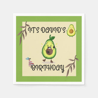 Serviette En Papier "Avo-Celebrate ! Anniversaire Bash" Napkin