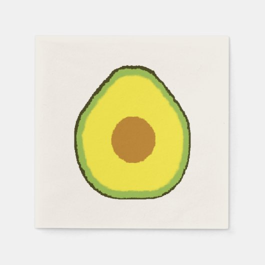 Serviette En Papier Avocado (Devant)