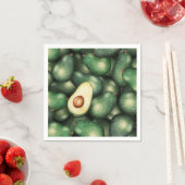 Serviette En Papier Avocado (En situation)