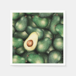 Serviette En Papier Avocado