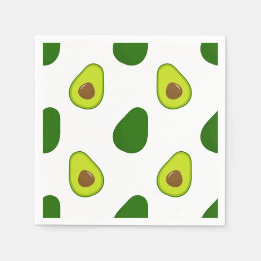 Serviette En Papier Avocado (Devant)
