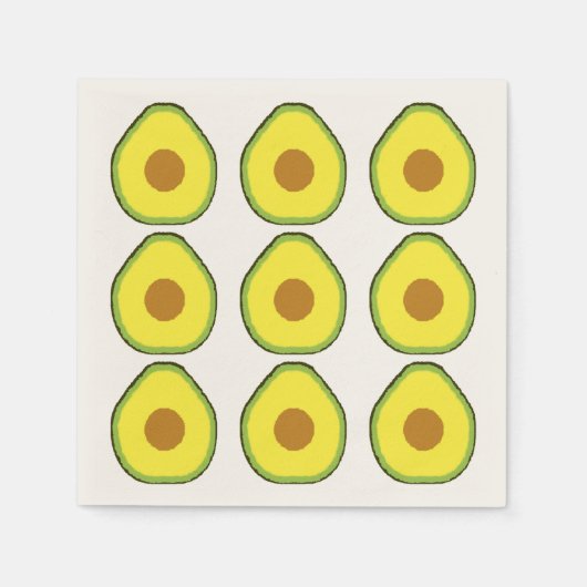 Serviette En Papier Avocado (Devant)