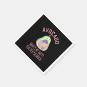 Serviette En Papier Avocado Me Rend Heureux (Coin)