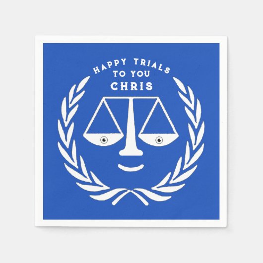 Serviette En Papier Avocat de la Faculté de droit Napkins (Devant)