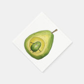 Serviette En Papier Avocat, design bébé avocat mignon (Coin)
