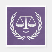 Serviette En Papier Avocat Droit École de Graduation Party Napkins (Devant)