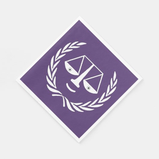 Serviette En Papier Avocat Droit École de Graduation Party Napkins (Coin)