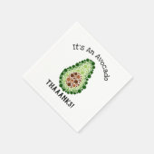 Serviette En Papier Avocat en points (Coin)