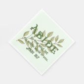 Serviette En Papier Avoir en moi (Coin)