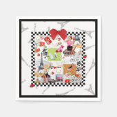 Serviette En Papier Avril à Paris 1er (Devant)