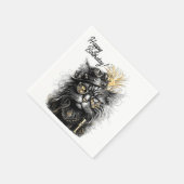 Serviette En Papier Awesome Steampunk Cat Birthday  (Coin)