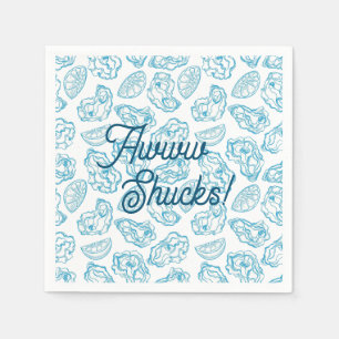 Serviette En Papier Aww Shucks Cocktail Napkin